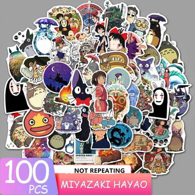 100pcs Anime Stickers Demon Slayer Hunter X Graffiti DIY Luggage Laptop Skateboard Phone Decal Sticker Toys 100pcs