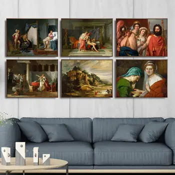 

Home Decoration Art Wall Pictures Fro Living Room Poster Print Canvas Paintings French Jacques Louis David Figure Paintings 2