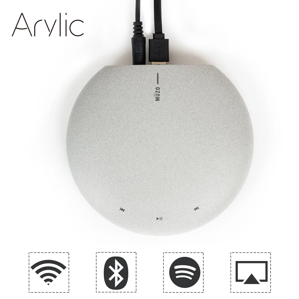Muzo Cobblestone WiFi Аудио приемник адаптер с Wolfson DAC Airplay DLNA мультирум 24 бит 192 кГц