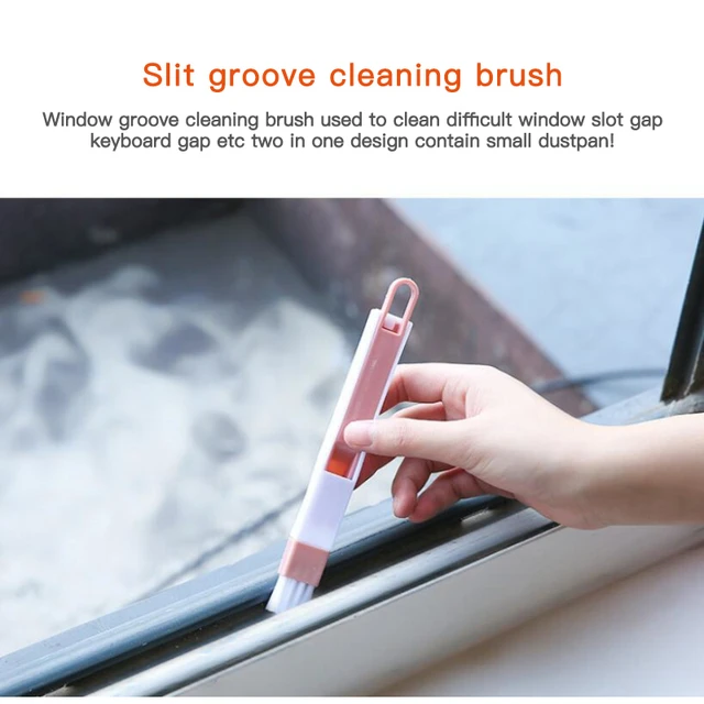 1pc Multifunction Window Computer Cleaning Brush Window Groove