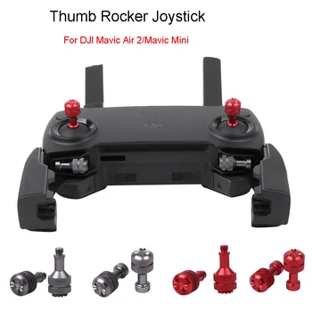 

2Pcs Aluminum Alloy Remote Controller Sticks Thumb Rocker Joystick For DJI Mavic Air 2/Mavic Mini/Mini 2 Drone Remote Controller