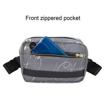 

Outdoor Tactical Reflective Chest Bag Oxford Streetwear Vest Rig Bag Functional Hiking Jogging Storage Pack3