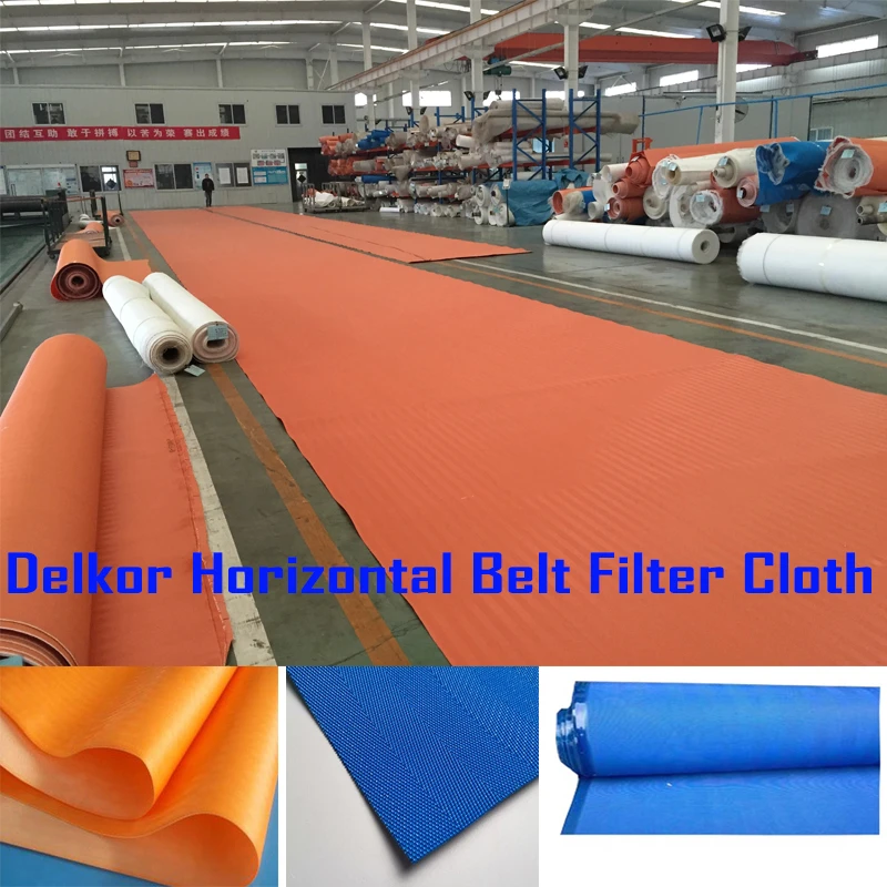 Delkor Horizontal Belt filter cloth 20 micron filter belt vacuum belt