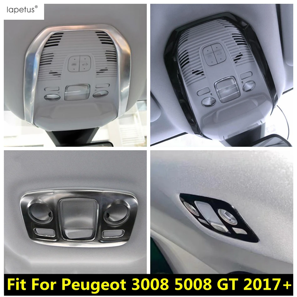 Suny Purchase Christmas Break 2017 2022 For Peugeot 3008 5008 Gt 2017 2022 Front Rear Reading Light Lamp Frame  Decor Cover Trim Stainless Steel Accessories Interior|Interior Mouldings| -  Aliexpress