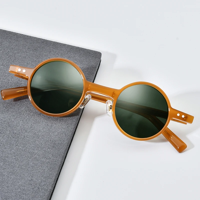 Retro Small Round Kristen Stewart Circle Sunglasses Vintage Japanese Style  Eyewear Men Women PolarizedSunglasses MILTZEN - AliExpress