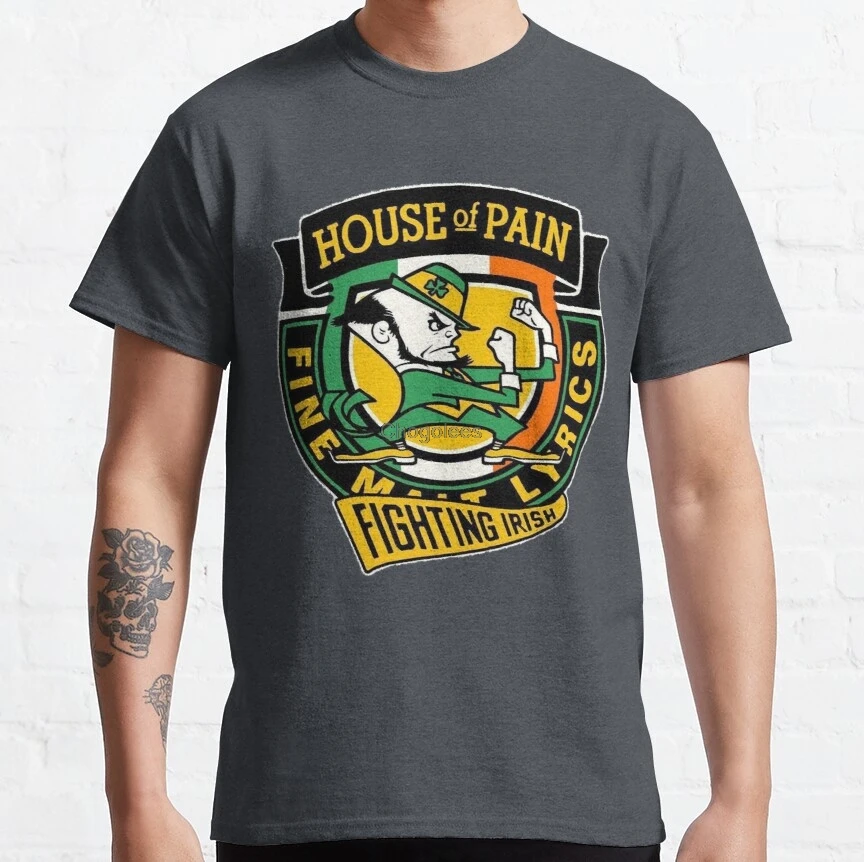 Men t shirt House Of Pain Fighting Irish Rap Hip Hop Logo Women tshirts |