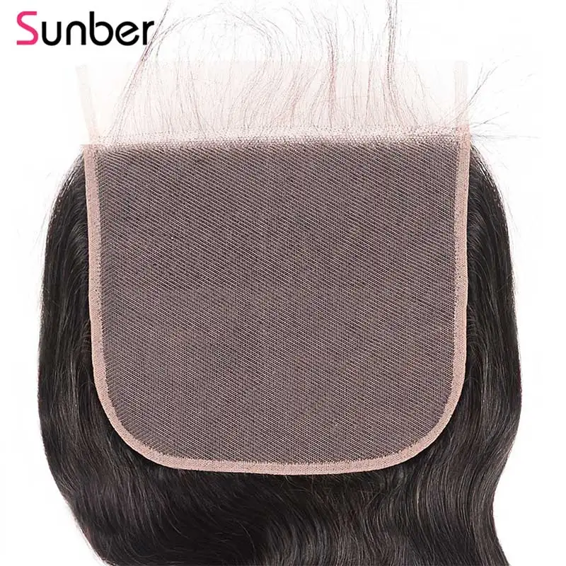 Sunber Hair 7x7 прямые волосы для наращивания Человеческие волосы remy для наращивания 10-18 дюймов 7*7 перуанские волосы