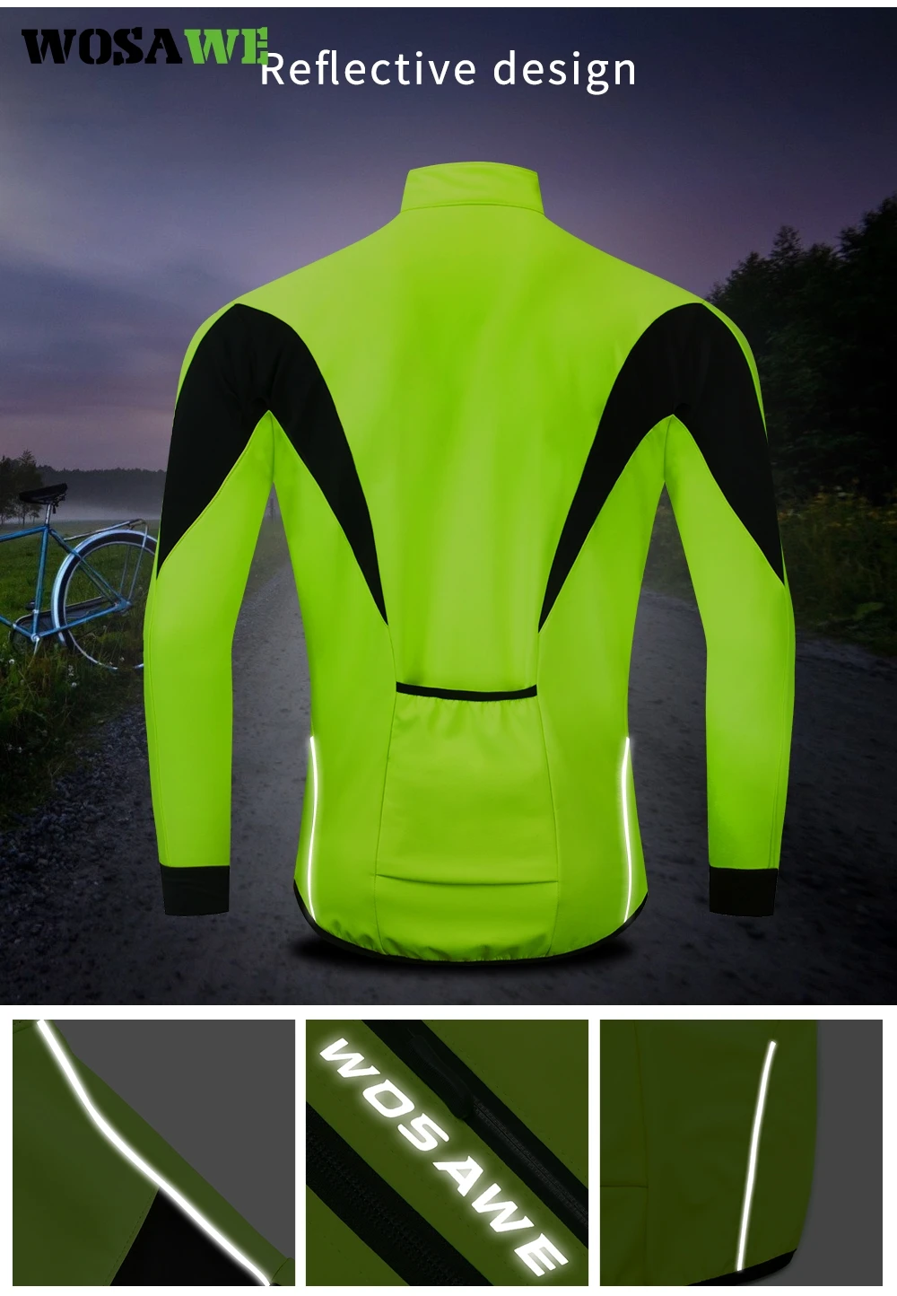 WOSAWE Pro Team зимний комплект из Джерси с длинным рукавом комбинезон Ropa Ciclismo