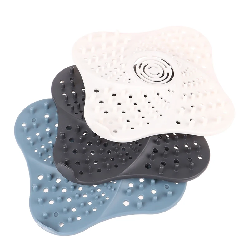 Anti-blocking Hair Catcher Hair Stopper Plug Trap Shower Floor Drain Covers Sink Strainer Filter Bathroom Kitchen Accessories