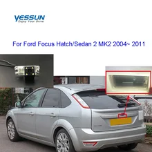 Yessun Автомобильная камера заднего вида для Ford Focus Hatch/Sedan 2 MK2 2004 2005 2006 2007 2008 2009~ 2011, камера заднего вида для номерного знака
