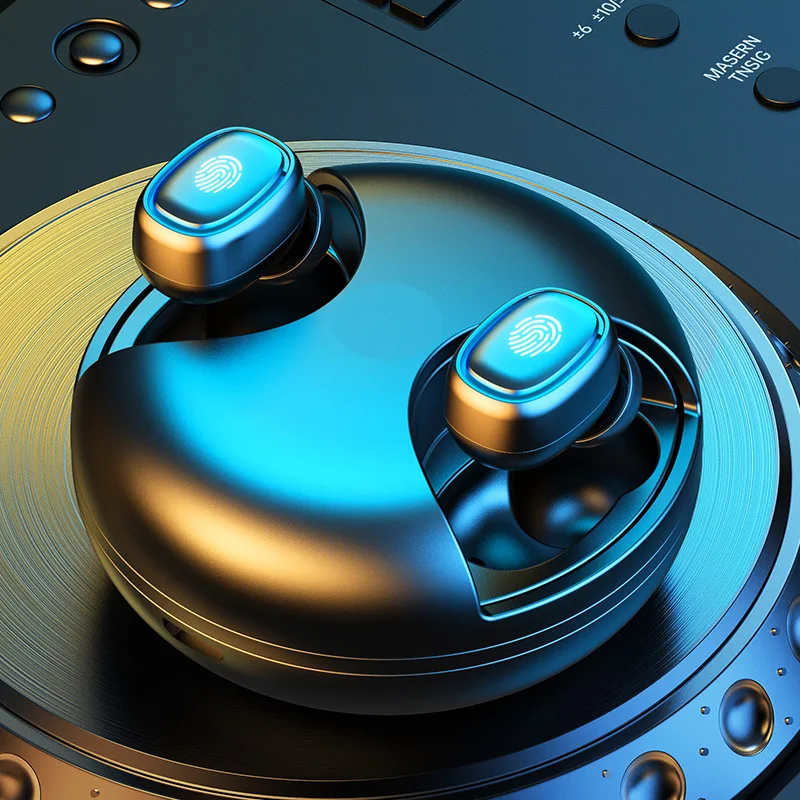 

New TWS Digital Display 5.0 binaural stereo Earbuds Wireless bluetooth Headphone Sports Waterproof earphone with Microphone