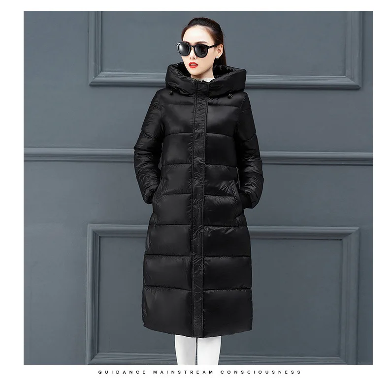 AliExpress хлопковая стеганая одежда для женщин зимняя новая стильная длинная теплая одежда для холодной защиты корейский стиль пуховик из хлопка