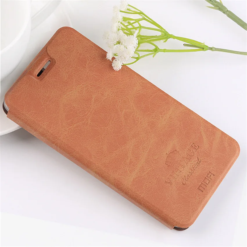 Для Xiaomi mi CC9e чехол MOFI Флип кожаный чехол-подставка для Xiaomi mi CC9e/mi A3 PU кожаный чехол для Xiaomi mi CC9e mi a3 - Цвет: Коричневый