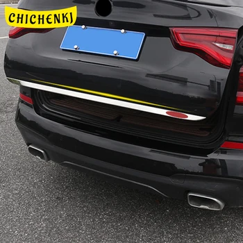 

Car Accessories Tailgate Trunk Door Stainless Pad Cover Frame Sticker Trim Exterior Decoration for BMW X3 G01 2018 2019 2020