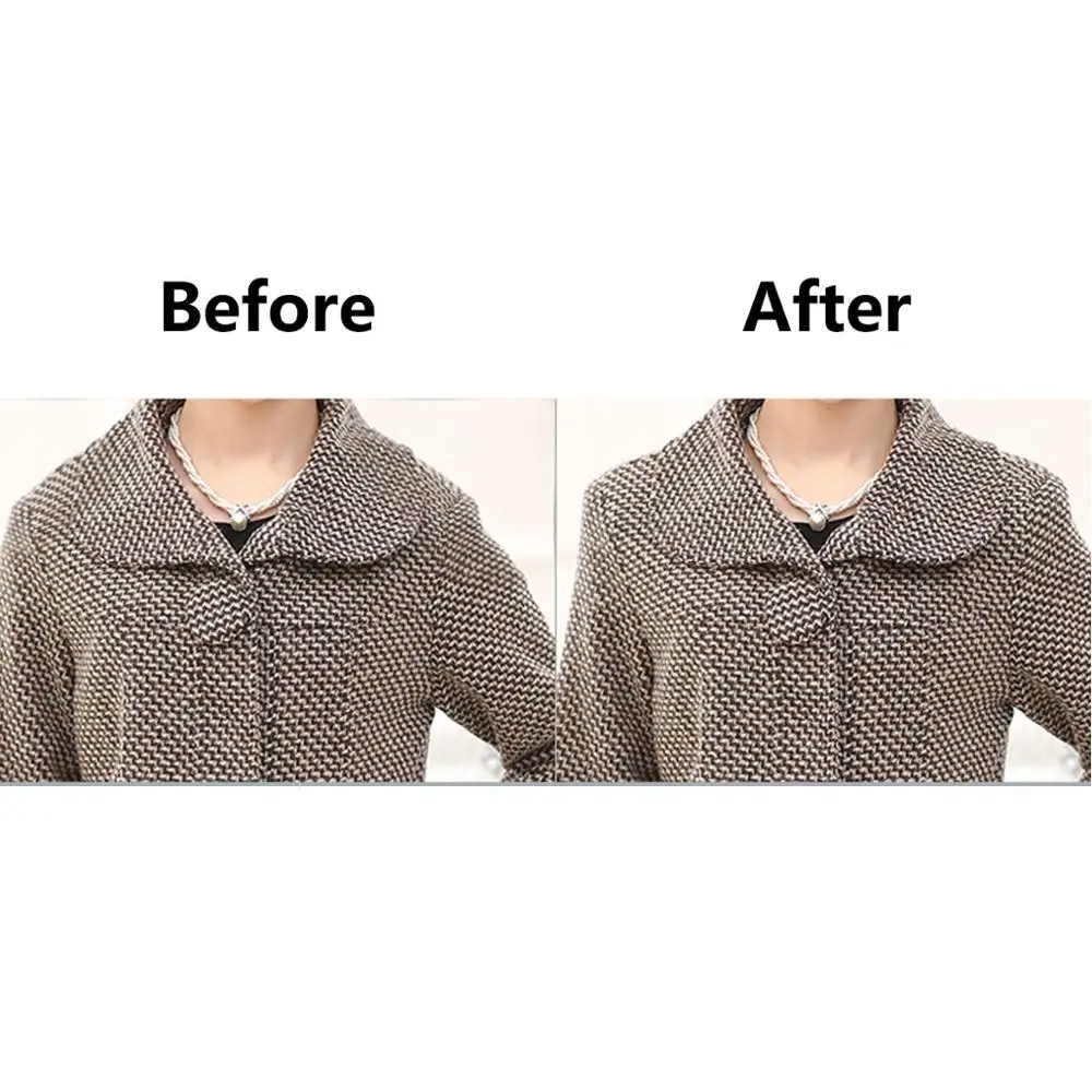 4 Pair Soft Encryption Covered Set in Foam Shoulder Pads Sewing Foam