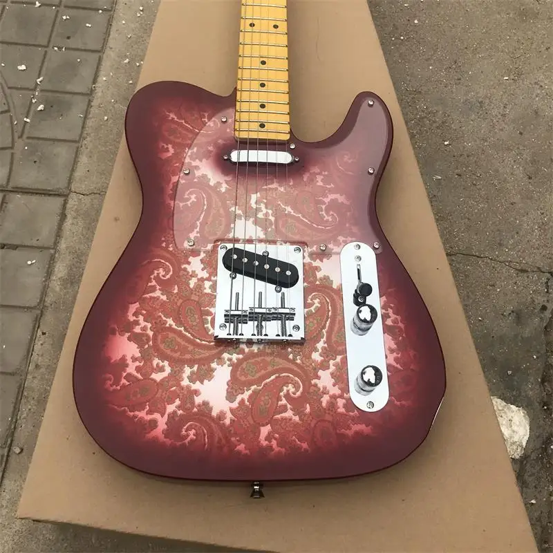 Активация Edición limitada de la guitarra Electrica personalizada de Brad Paisley, guitarra de tele superner de la fl