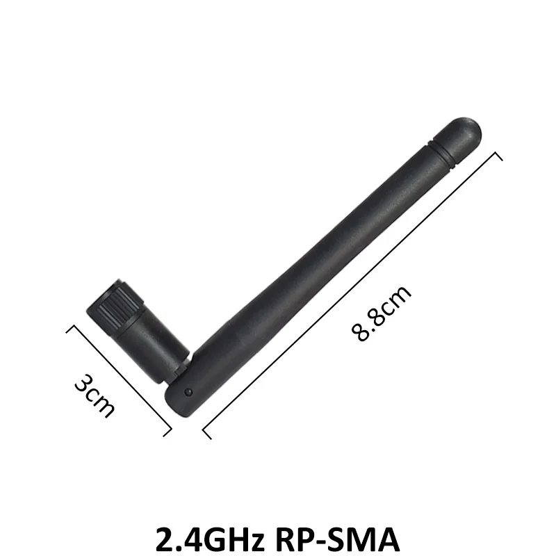 2 шт 2,4 ГГц WiFi антенна 3dBi антенна RP-SMA разъем 2,4 ГГц антенна wi fi антенна для беспроводного маршрутизатора Wifi усилитель