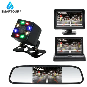 

Smartour 2In1 Car Parking System Kit 4.3" TFT LCD Color Rearview Display Monitor + Waterproof Reversing Backup Rear View Camera