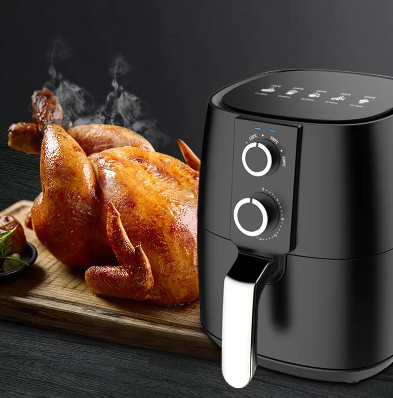 900W 110V-220V Household 8L Air Fryer No Oil Electric Fryer with Gridiron  Intelligent Touch Screen Oven for Whole Chicken - AliExpress