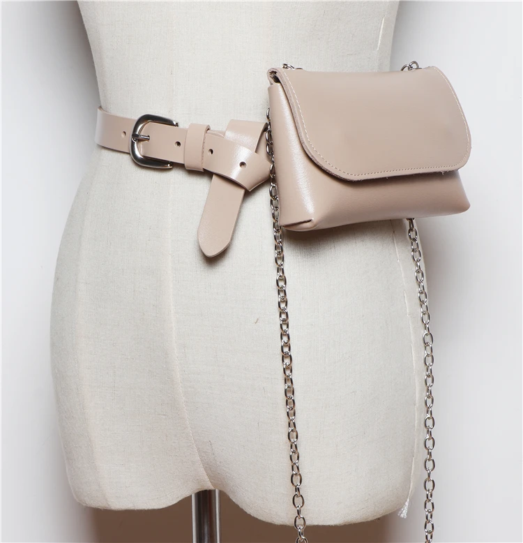 Шикарные женские модные поясные сумки из коровьей кожи размера плюс, поясные ремни из натуральной кожи с сумочкой для телефона, сумка на цепочке, сумка-мессенджер, сумочка