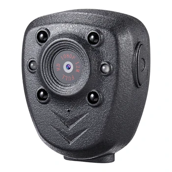 Cámaras de video Grabadora de vídeo Digital con resolución HD 1080P para policía, Mini grabadora de voz de 16G, DVR, IR, luz LED Visible nocturna, grabación de 4 horas