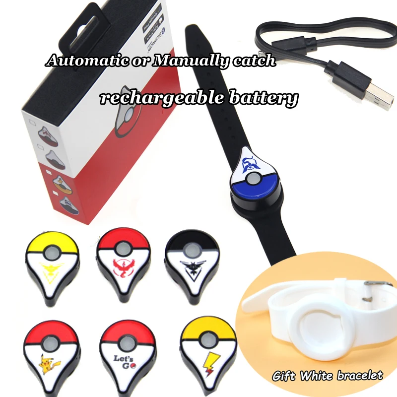 

Free Cable Auto Catch Bluetooth Bracelet For Pokemon GO Plus with Rechargeable battery inside