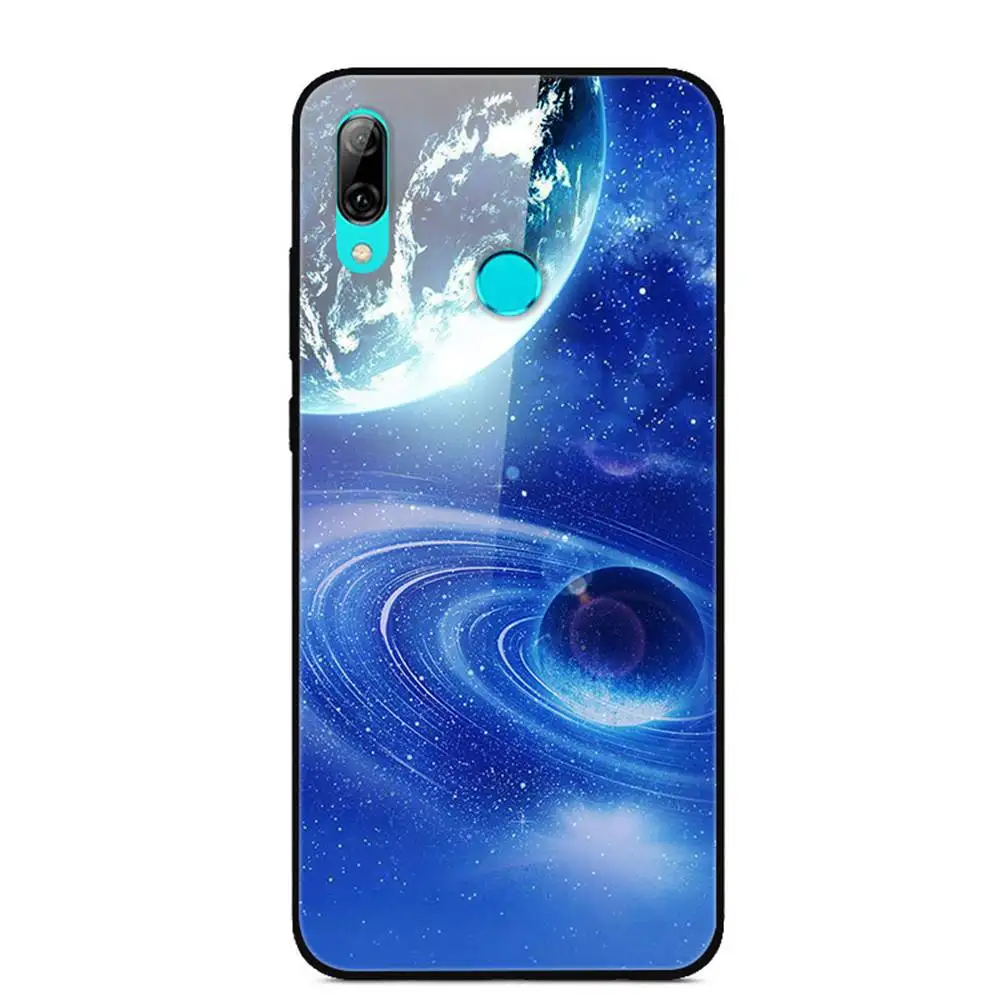 Для huawei P Smart Z противоударный чехол из закаленного стекла с принтом чехол-крышка с узорами Бампер для huawei P Smart чехол Coque