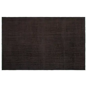 

Handmade Black Vintage Overdyed Turkish Area Rug 188x286 Cm-6'2''X9'5''
