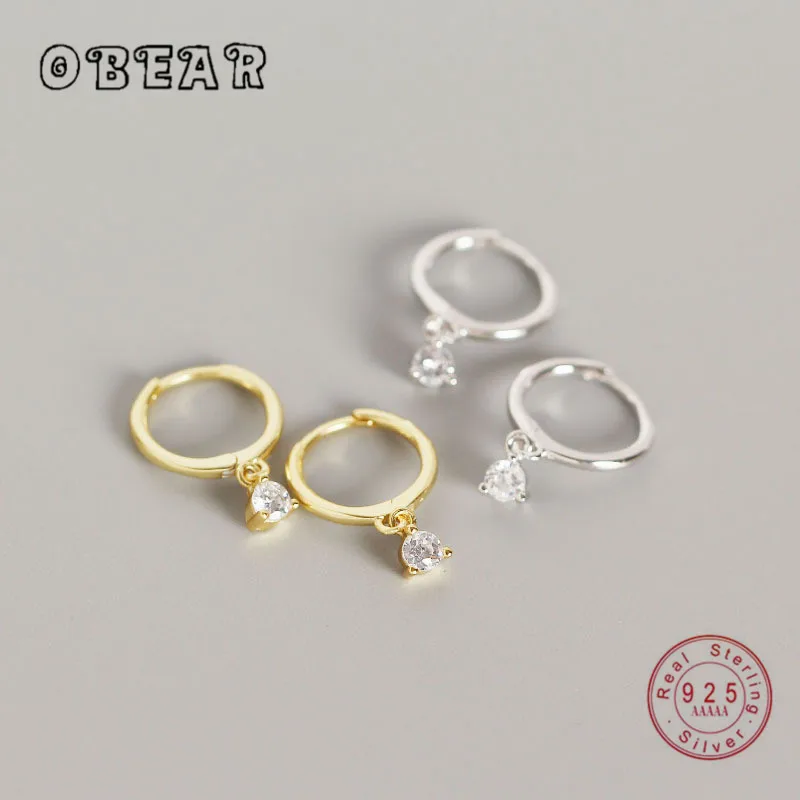 Серьги-гвоздики женские из серебра 100% пробы с фианитами | Украшения и аксессуары