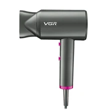 Модный салонный профессиональный фен для волос, выдувание горячим холодным воздухом, регулировка скорости с насадками, инструмент для укладки волос, напряжение 220-240 В, штепсельная вилка европейского стандарта