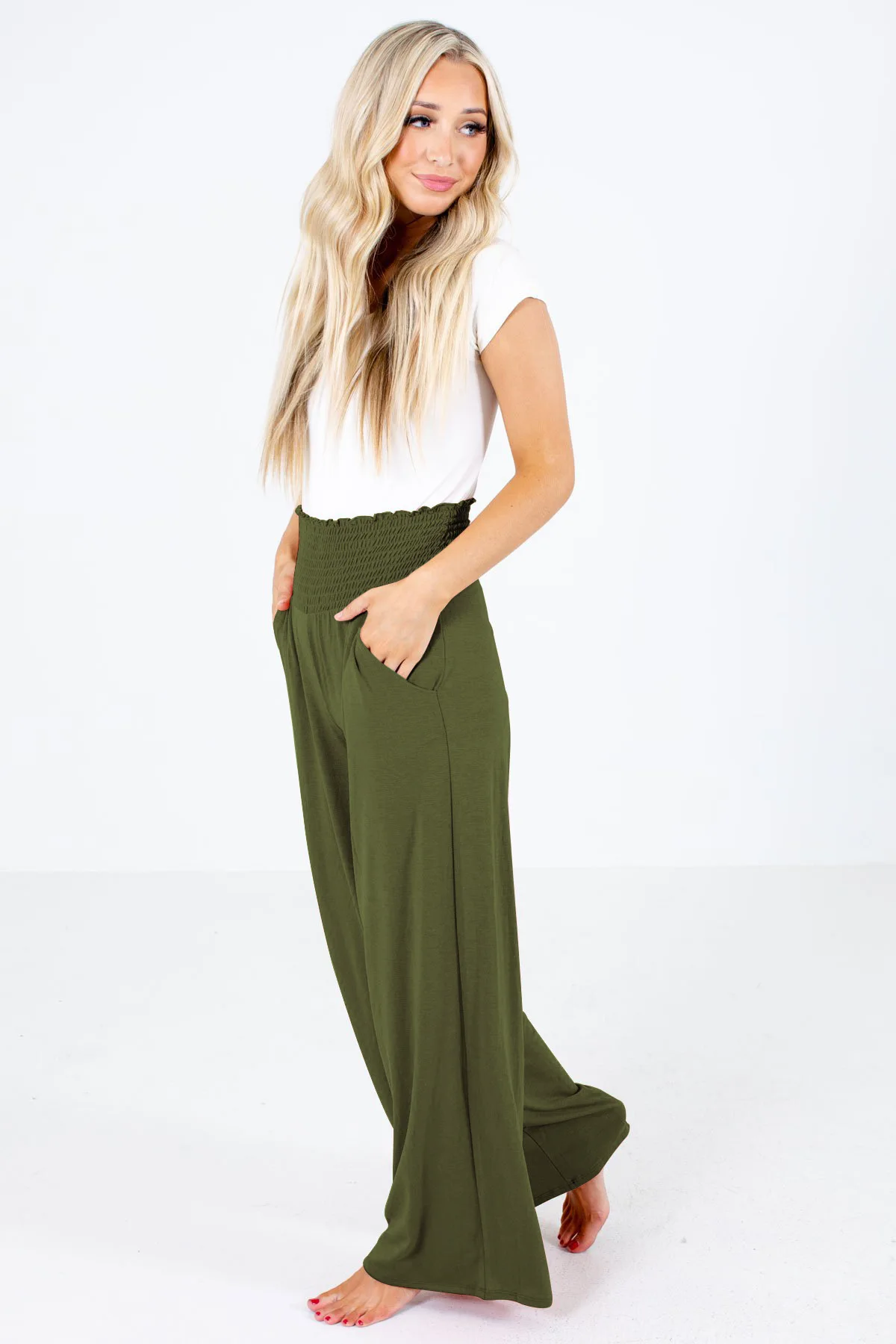 Wide Leg Pants Women Elegant 2022 Spring Summer Solid Loose Casual Trousers High Waist Drape Bottoms European & American Fashion capri trousers