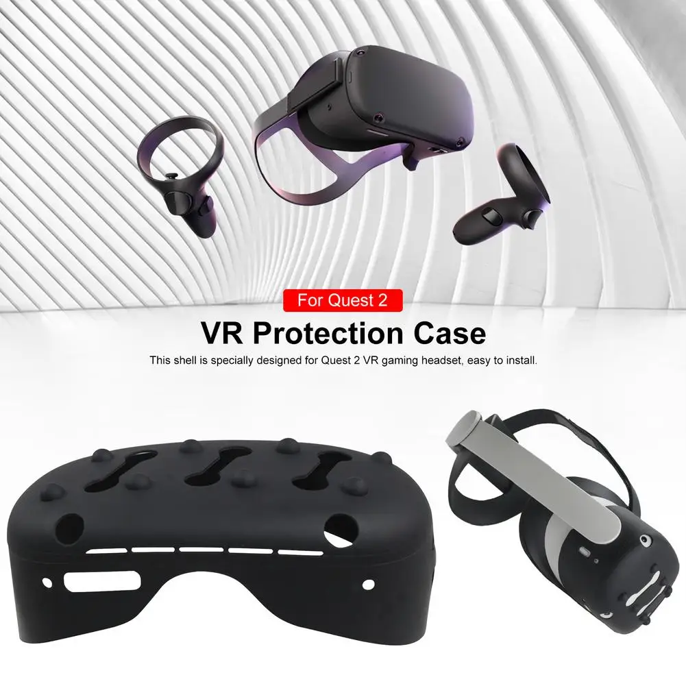 VR Anti-scratch Protection Cover Silicone Case For Oculus Quest 2 VR Headset Shell Protector For Oculus Quest2 Vr Accessories		VR Anti-scratch Protection Cover Silicone Case For Oculus Quest 2 VR Headset Shell Protector For Oculus Quest2 Vr Accessories