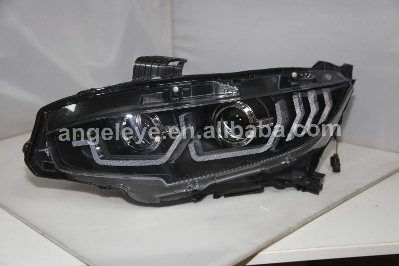 Полный светодиодный фонарь для HONDA Civic 10 gernareation- светодиодные фары SN