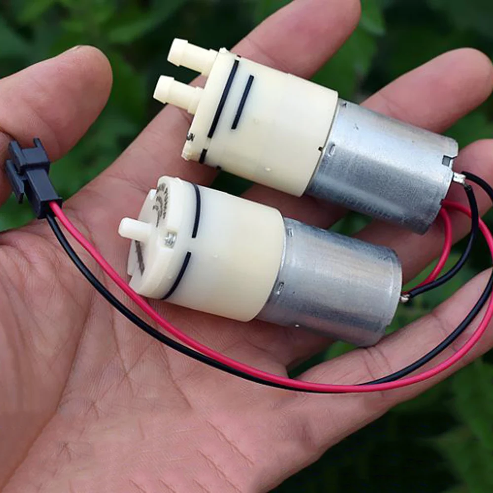 

Набор водяной насос + воздушный насос Mini Electric 370, насос для пивной машины, маленький самовсасывающий насос + воздушный насос постоянного тока 12-24 В