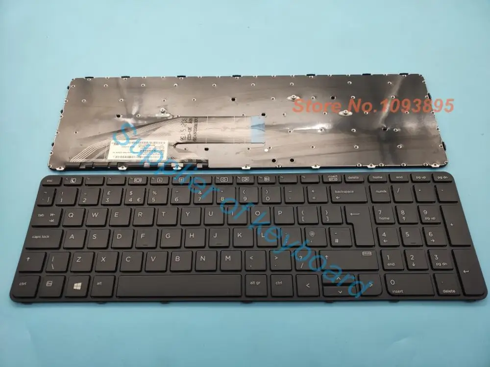 New Uk Keyboard For Hp Probook 450 G4 455 G4 470 G4 Laptop Uk Gb Keyboard With Frame Replacement Keyboards Aliexpress