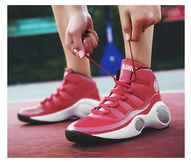 New Trend Men Basketball Shoes Sneakers Men Fitness Gym Sport Shoes Ankle Boots High Quality Male Jordan Shoes Basket Femme