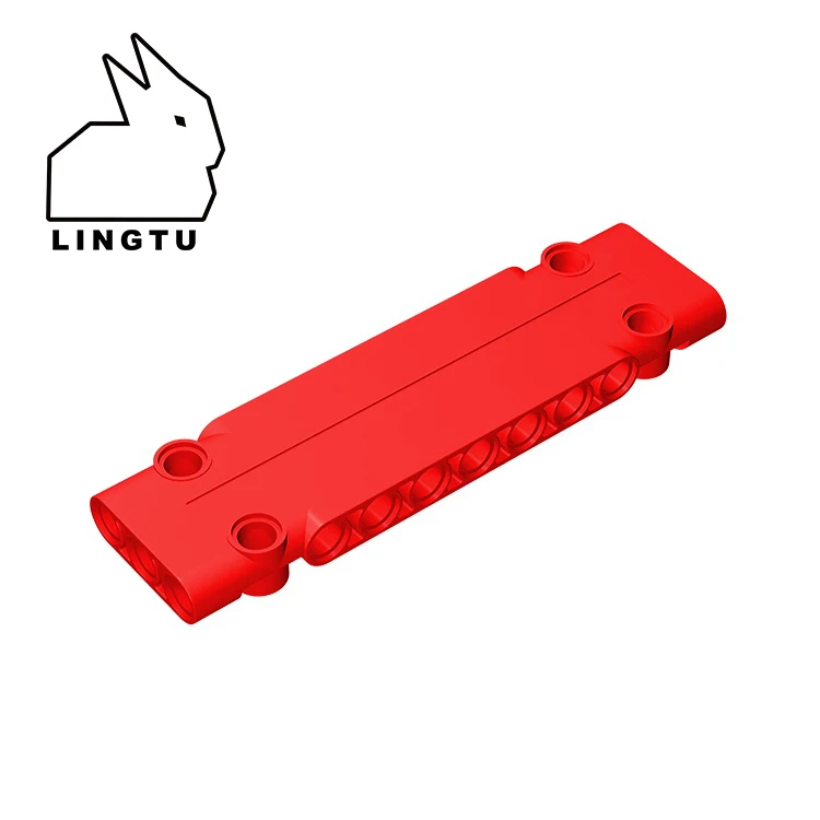LINGTU строительный блок для бренда 15458 1x3x11 Technic длинная Гладкая сторона Развивающие детские игрушки Nanoblock - Цвет: 21