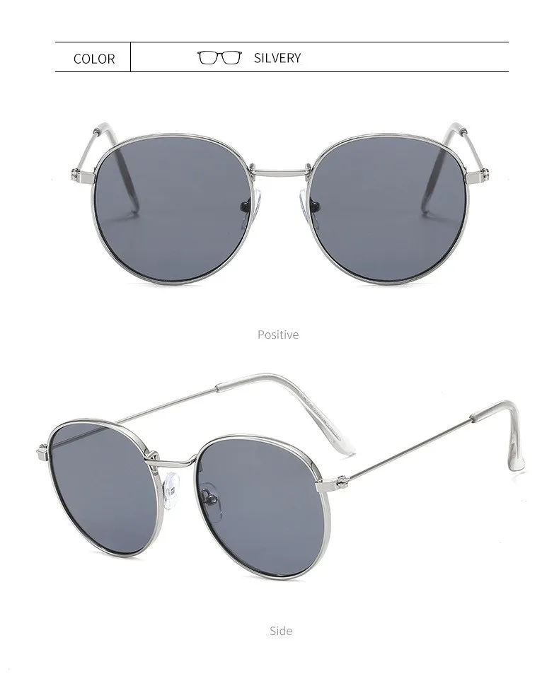 Новые металлические овальные детские солнцезащитные очки, классические ретро солнцезащитные очки для мальчиков UV400, роскошные милые солнечные очки для путешествий для девочек
