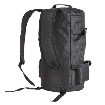 

ABZB-Leo Fishing Bag Portable Backpack Fishing Tackle Storage Rod Holder Tools Carrier 23L Big Capacity Multipurpose Men Outdoor