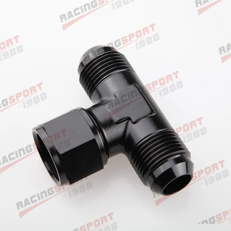 AN4 AN6 AN8 AN10 AN12 Female To Male Tee On Side Thread Fitting Adapter oil line fitting adapter