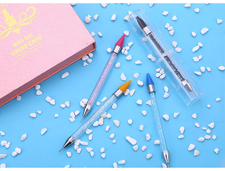 Dual-Ended Nail Art Silicone Sculpture Pen Wax Pencil for Rhinestones  Professional 3D Carving Dotting Accessories Tools GLD003 - Price history &  Review, AliExpress Seller - Full Beauty Fantasy nail Store