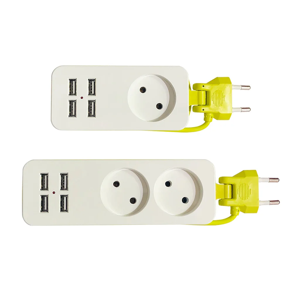 Сетевой фильтр с 4 USB-портами и несколькими розетками 1/2 1200 Вт 250 В 1 5 м | Электроника