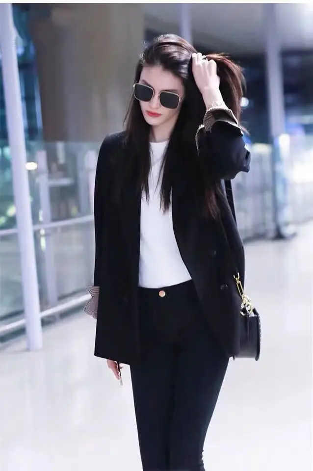 

2019 Spring And Autumn What Spike Celebrity Style Small Suit Korean-style CHIC Slimming Hong Kong Flavor Casual Versatile Suit W