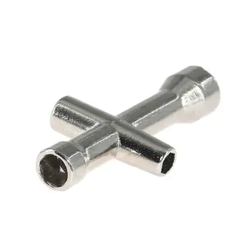 

Zinc Alloy M2 M2.5 M3 M4 Screw Nut Hexagonal Cross Wrench Sleeve Maintenance Accessories 4 Size Car Cross Sleeve Wrench