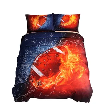 

3PCS Bedding Set Embroidered Bed Set Print Quilt Cover Sheets Pillowcases Soft High quality Bed Textile House Supplies #2O31