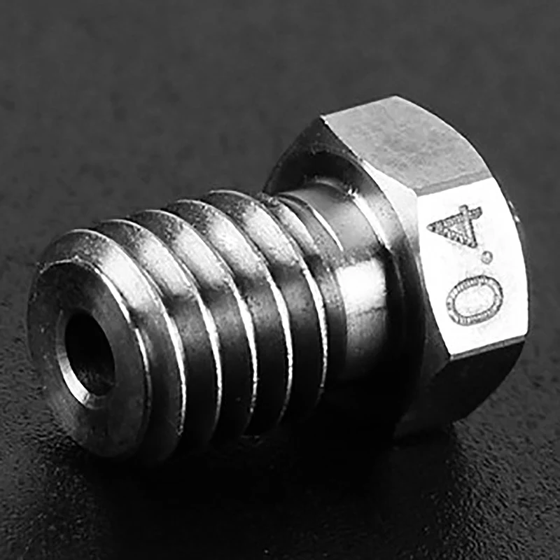 1 шт. E3D титановая сталь Рубин V6 сопло 0,4 мм для Petg Abs Pei Peek