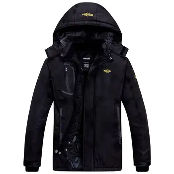 

Wantdo Men Winter Coat Warm Ski Jacket Waterproof With Removable Hood