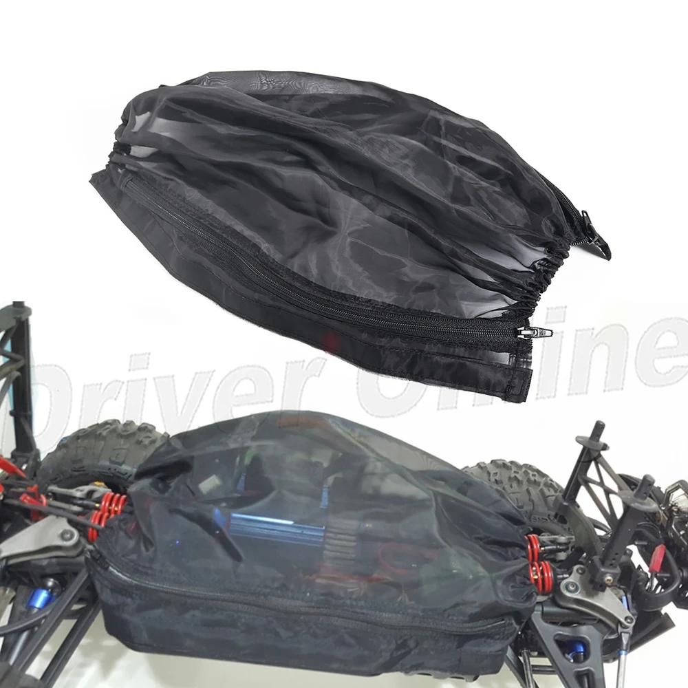 Zipper-type Chassis Dust Water Proof Net Cover Protection for 1/10 RC Monster Truck Traxxas Summit E-Revo ERevo 2.0