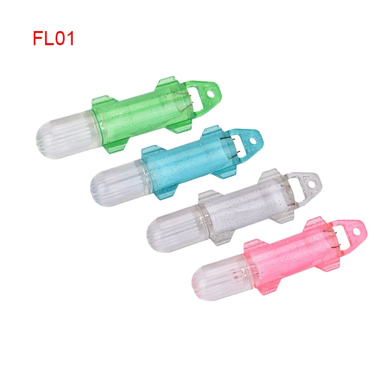 

FL01 FL02 LED Fish Lures 200m deep Underwater Fishing Lure Bait 4 Lighted Colors Fish Lighting Lamp Fishing Products For Fishing