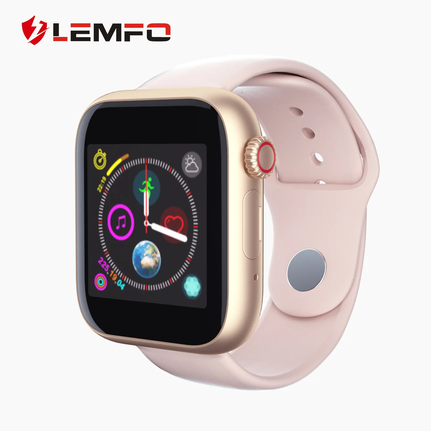 

Lemfo Z6 Smart Watch Bluetooth Sports Heart Rate Monitor Photo Shoot Card Instert Call Watches New Style 2019